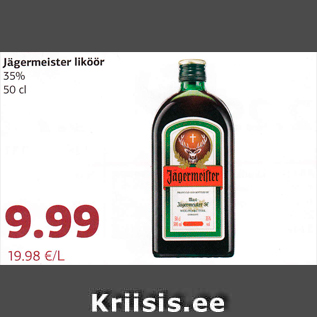 Allahindlus - Jägermeister liköör