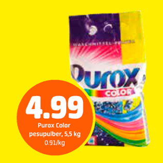 Allahindlus - Purox Color pesupulber, 5,5 kg