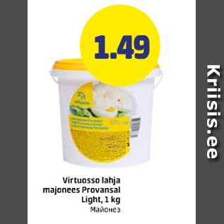 Allahindlus - Virtuosso lahja majonees Provansal Light, 1 kg