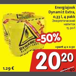 Allahindlus - Energiajook Dynamit Extra