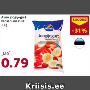 Allahindlus - Alma joogijogurt