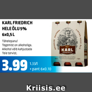Allahindlus - KARL FRIEDRICH HELE ÕLU