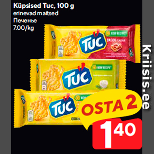 Allahindlus - Küpsised Tuc, 100 g