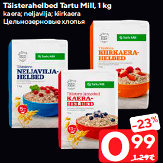 Allahindlus - Täisterahelbed Tartu Mill, 1 kg