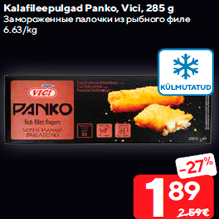 Allahindlus - Kalafileepulgad Panko, Vici, 285 g