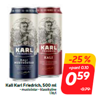 Скидка - Квас Karl Friedrich, 500 мл