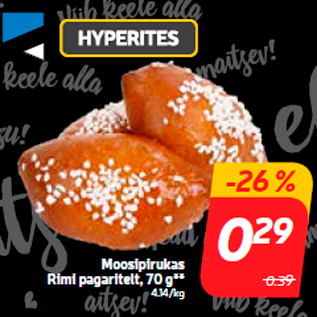 Allahindlus - Moosipirukas Rimi pagaritelt, 70 g**