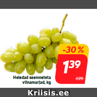 Скидка - Виноград без семян, кг