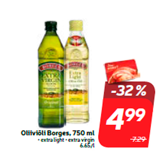 Allahindlus - Oliiviõli Borges, 750 ml