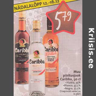 Allahindlus - Muu piiritusjook Caribba, 50 cl