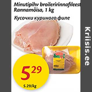 Скидка - Кусочки куриного филе