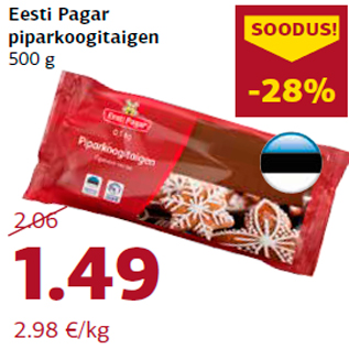 Allahindlus - Eesti Pagar piparkoogitaigen 500 g