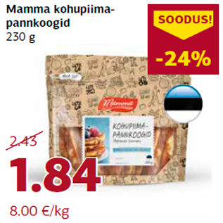 Allahindlus - Mamma kohupiimapannkoogid 230 g