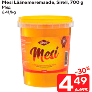 Allahindlus - Mesi Läänemeremaade, Sireli, 700 g