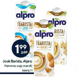 Allahindlus - Jook Barista, Alpro