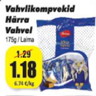 Скидка - Вафельные конфеты 175 g / Laima