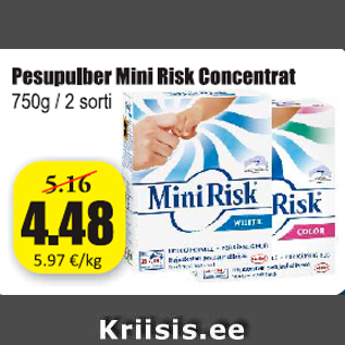 Allahindlus - Pesupulber Mini Risk Concentrat