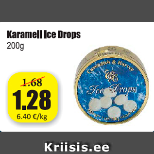 Allahindlus - Karamell Ice Drops 200 g