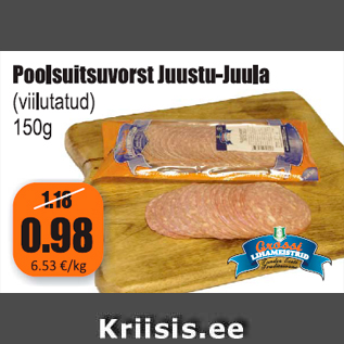 Allahindlus - Poolsuitsuvorst Juustu-Juula