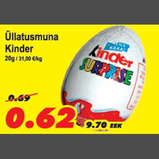 Allahindlus - Üllatusmuna Kinder