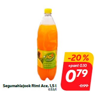 Скидка - Смешанный сокосодержащий напиток Rimi Ace, 1,5 л