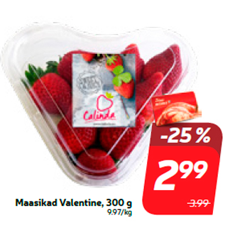 Скидка - Клубника Valentine, 300 г