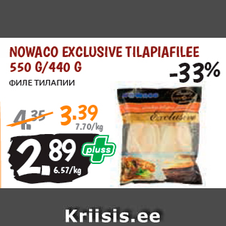 Allahindlus - NOWACO EXCLUSIVE TILAPIAFILEE