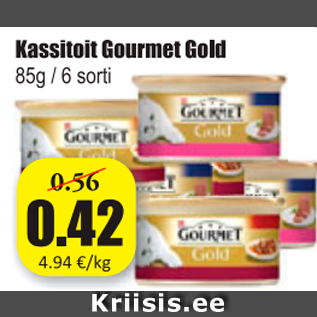 Allahindlus - Kassitoit Gourmet Gold
