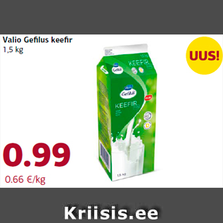 Allahindlus - Valio Gefi lus keefi r 1,5 kg