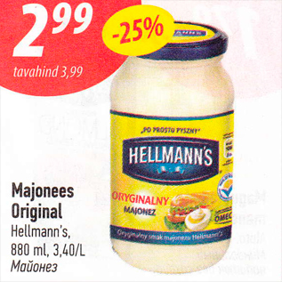Allahindlus - Majonees Original