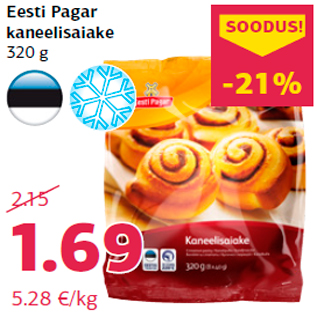 Allahindlus - Eesti Pagar kaneelisaiake 320 g