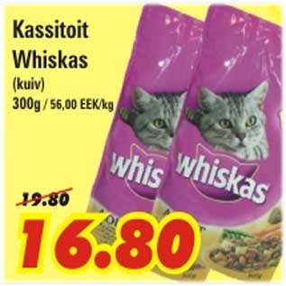 Allahindlus - Kassitoit Whiskas