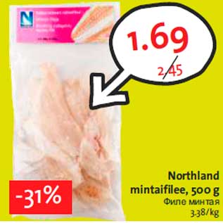 Allahindlus - Northland mintaifilee, 500 g