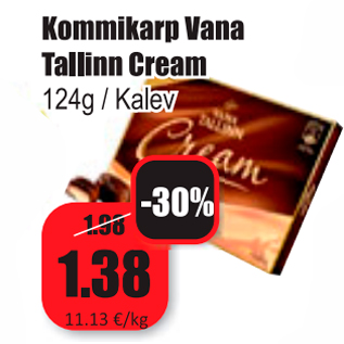 Allahindlus - Kommikarp Vana Tallinn Cream