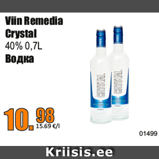 Allahindlus - Viin Remedia Crystal