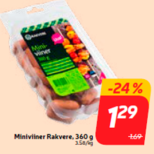 Allahindlus - Miniviiner Rakvere, 360 g