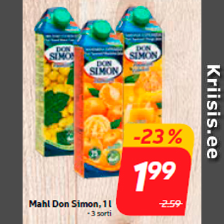 Скидка - Сок Don Simon, 1 л