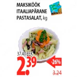 Allahindlus - Maksiköök itaaliapärane pastasalat