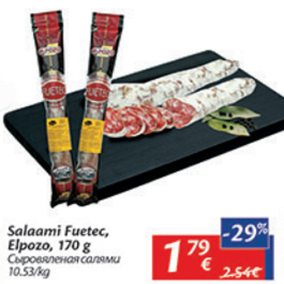 Allahindlus - Salaami Fuetec Elpozo, 170 g