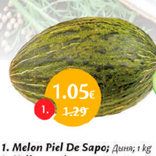 Allahindlus - Melon Piel De Sapo, 1 kg