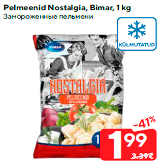 Allahindlus - Pelmeenid Nostalgia, Bimar, 1 kg