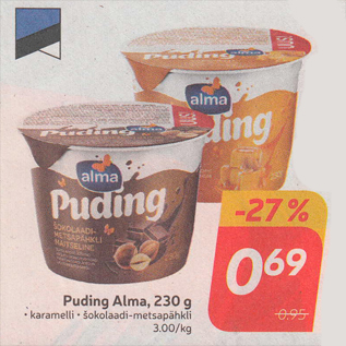 Allahindlus - Puding Alma, 230 g