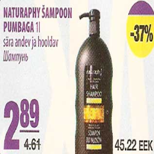 Allahindlus - Naturaphy šampoon pumbaga