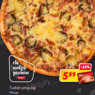 Allahindlus - Tudish pitsa, kg