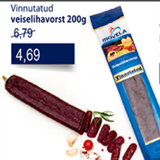 Allahindlus - Vinnutatud veiselihavorst