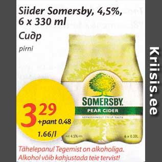 Allahindlus - Siider Somersby
