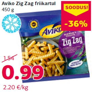 Allahindlus - Aviko Zig Zag friikartul 450 g