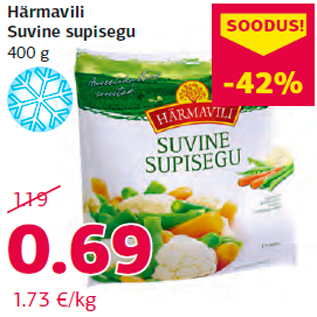 Allahindlus - Härmavili Suvine supisegu 400 g