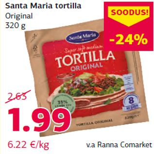 Allahindlus - Santa Maria tortilla