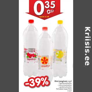 Allahindlus - Rimi joogivesi, 1,5 l